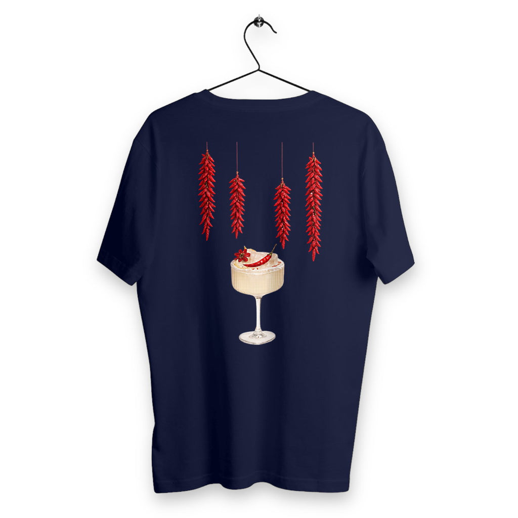 T-shirt Homme Pimenté - dos_bleumarine