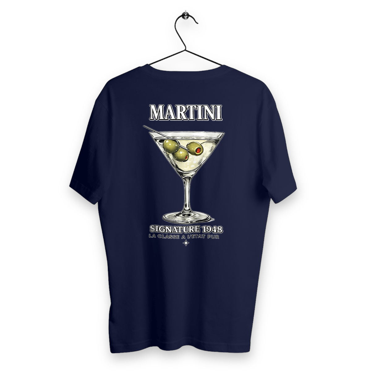 T-shirt Homme Martini - dos_bleumarine
