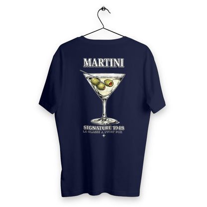 T-shirt Homme Martini - dos_bleumarine
