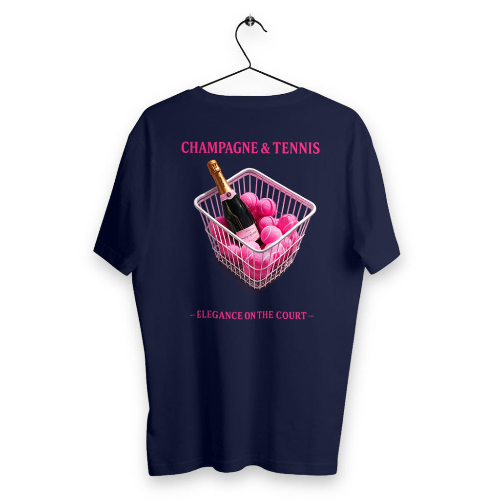 T-shirt Homme Champagne & Tennis - dos_bleumarine