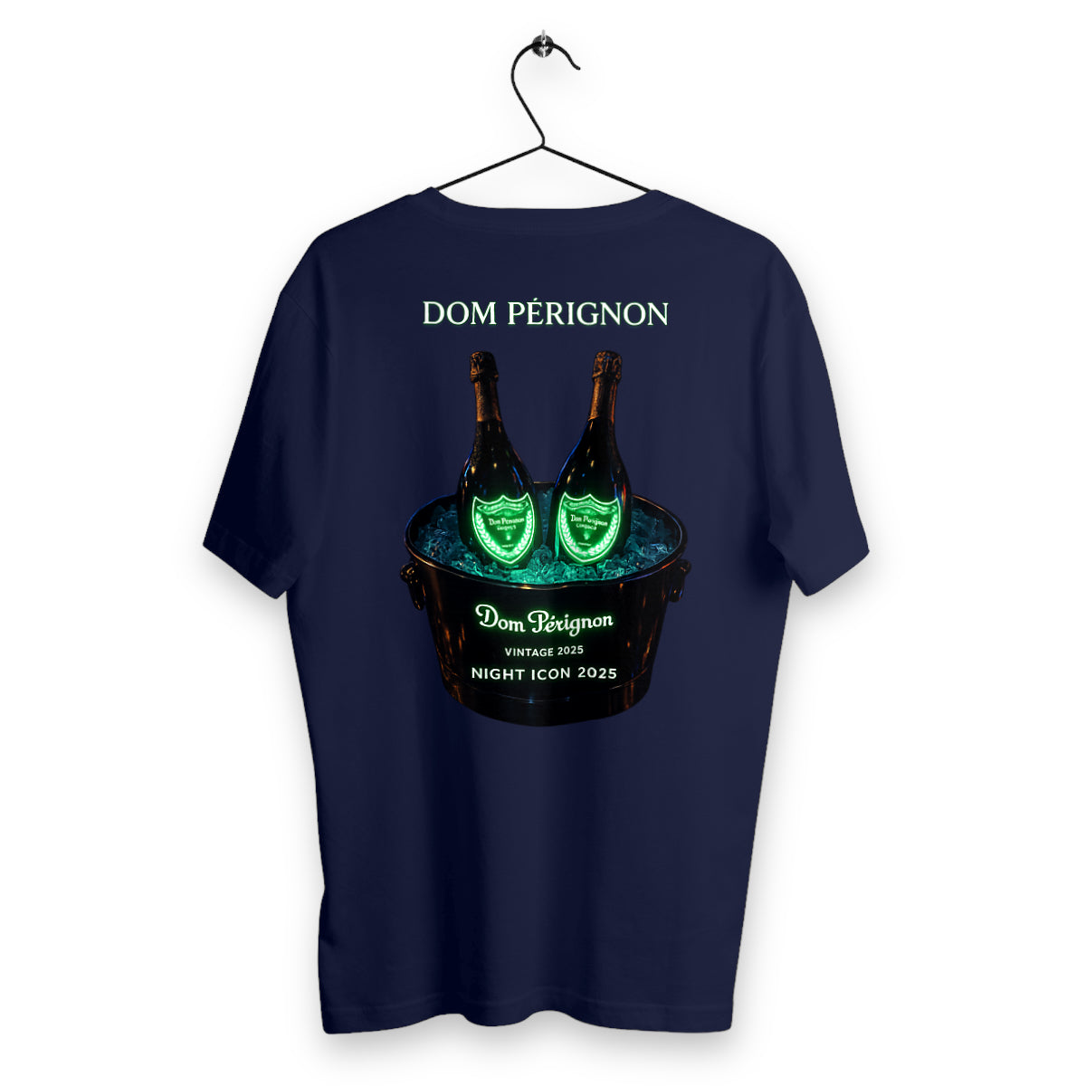 t-shirt homme dom pérignon - dos_bleumarine