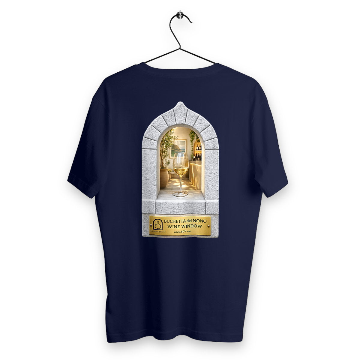 T-shirt Homme Buchetta - dos_bleumarine