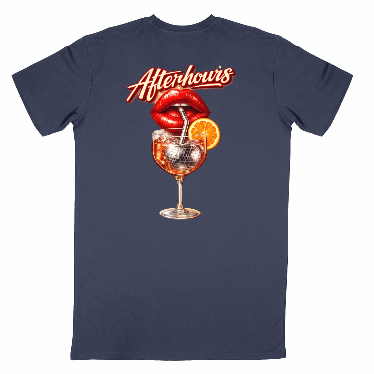 t-shirt homme année 90' - dos_bleumarine