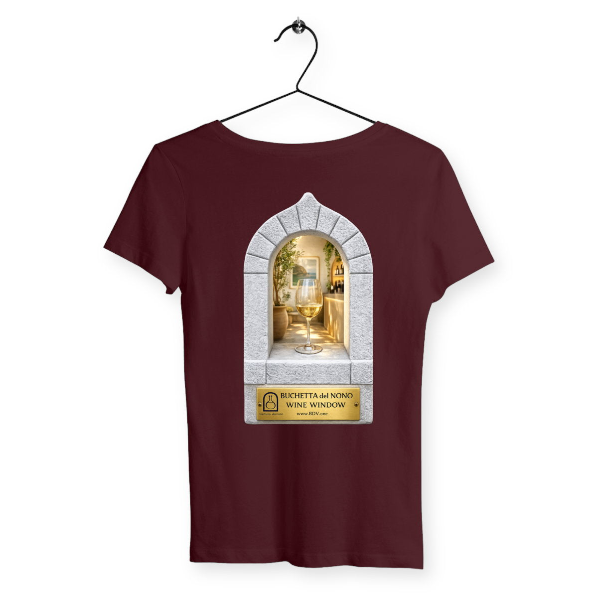 T-shirt Femme Buchetta - dos_bordeaux