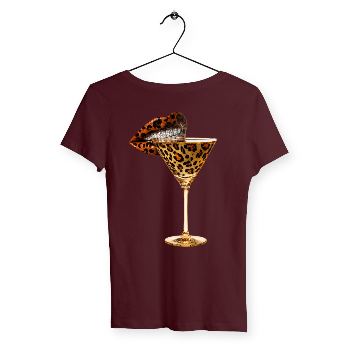 T-shirt Femme GRRR - dos_bordeaux
