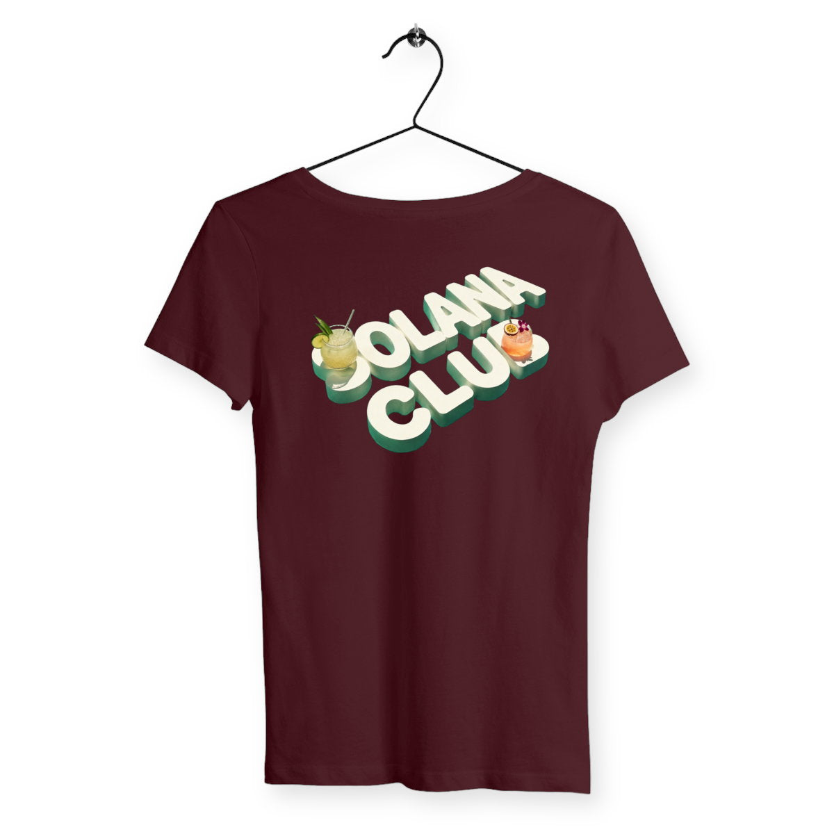 T-shirt Femme Beach - dos_bordeaux