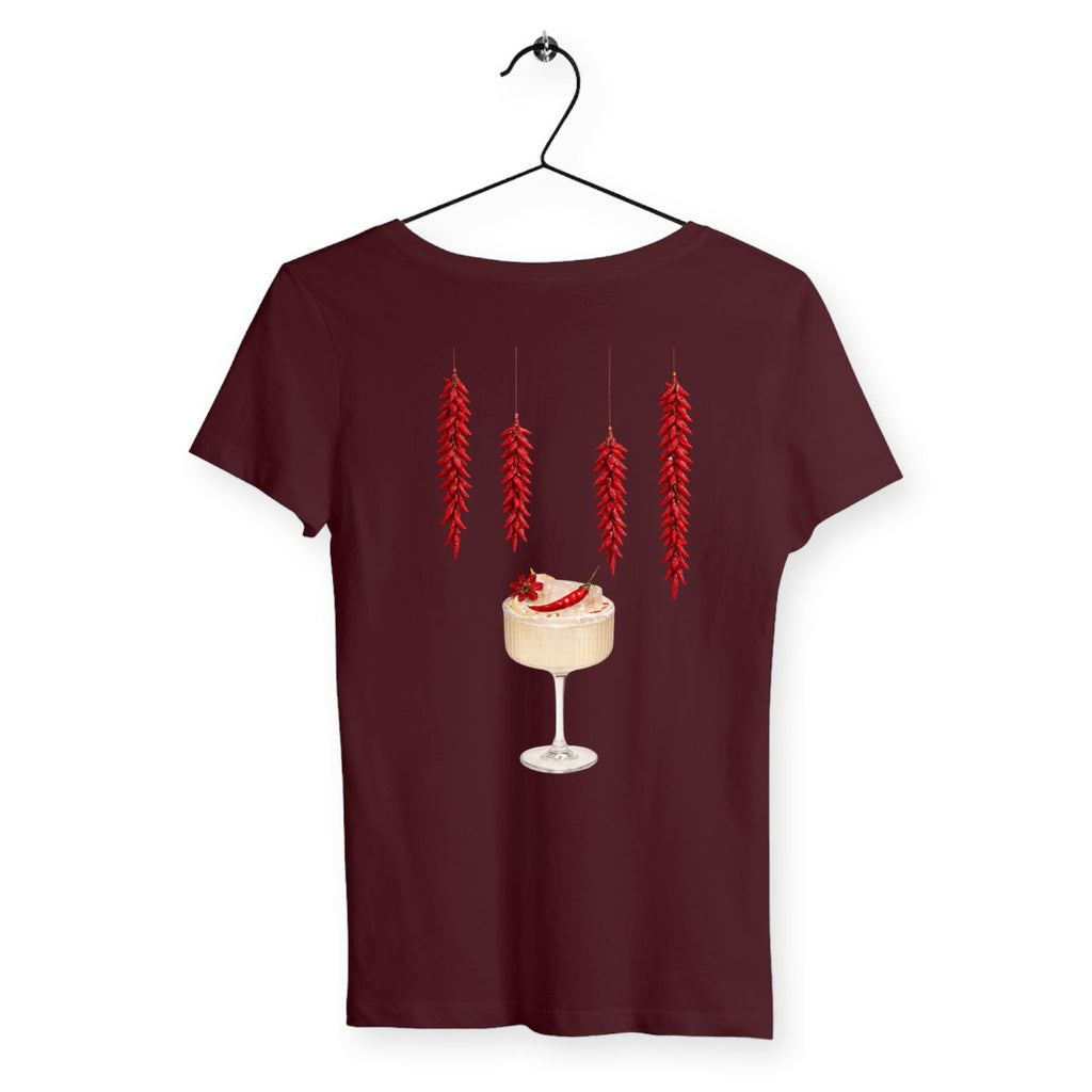 T-shirt Femme Pimenté - dos_bordeaux