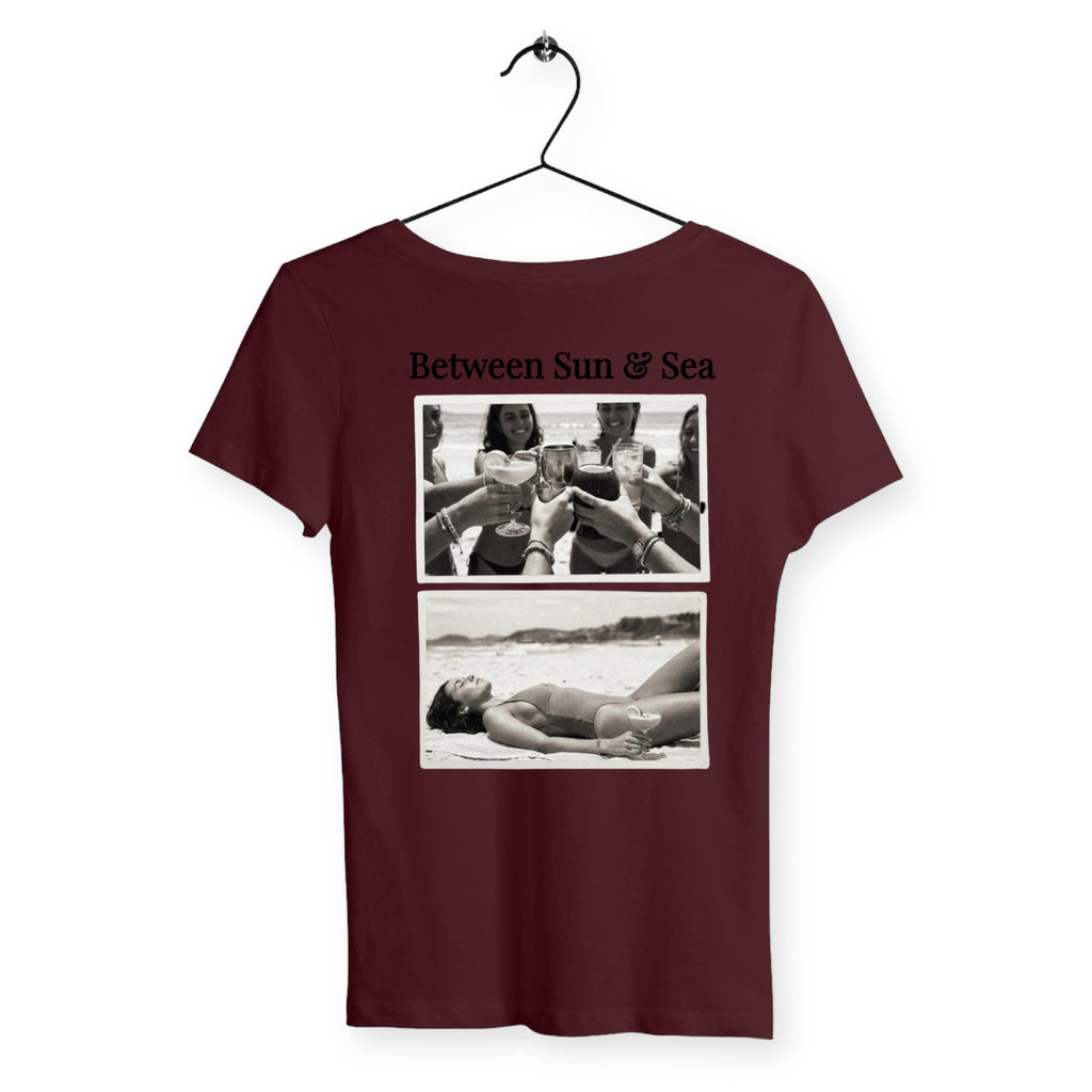 T-shirt Femme Between Sun - dos_bordeaux
