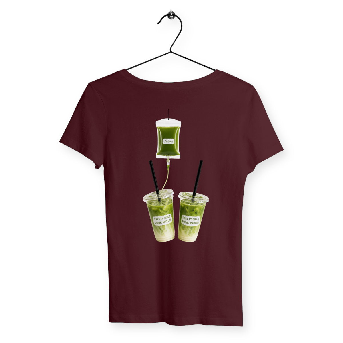 T-shirt Femme Matcha - dos_bordeaux