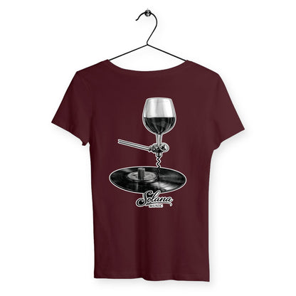 T-shirt Femme Solazique - dos_bordeaux