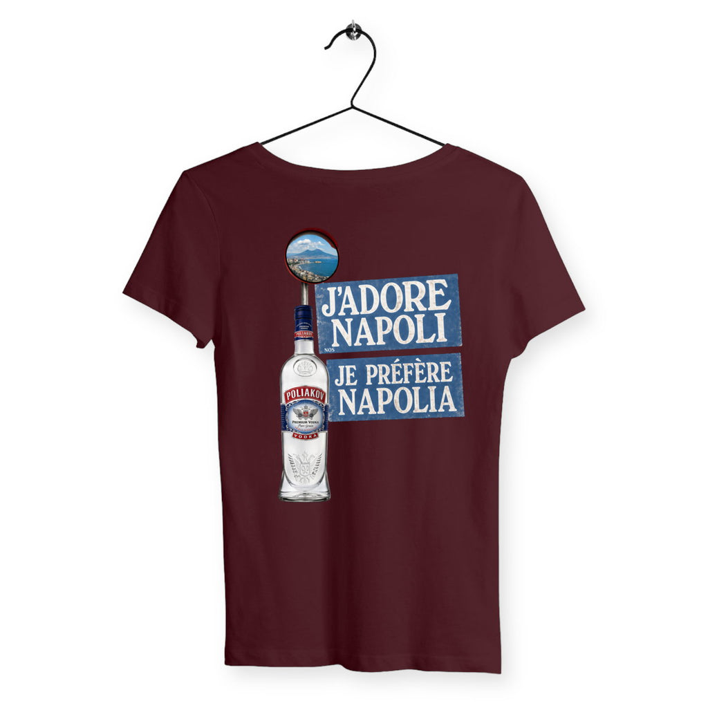 T-shirt Femme Napolia - dos_bordeaux