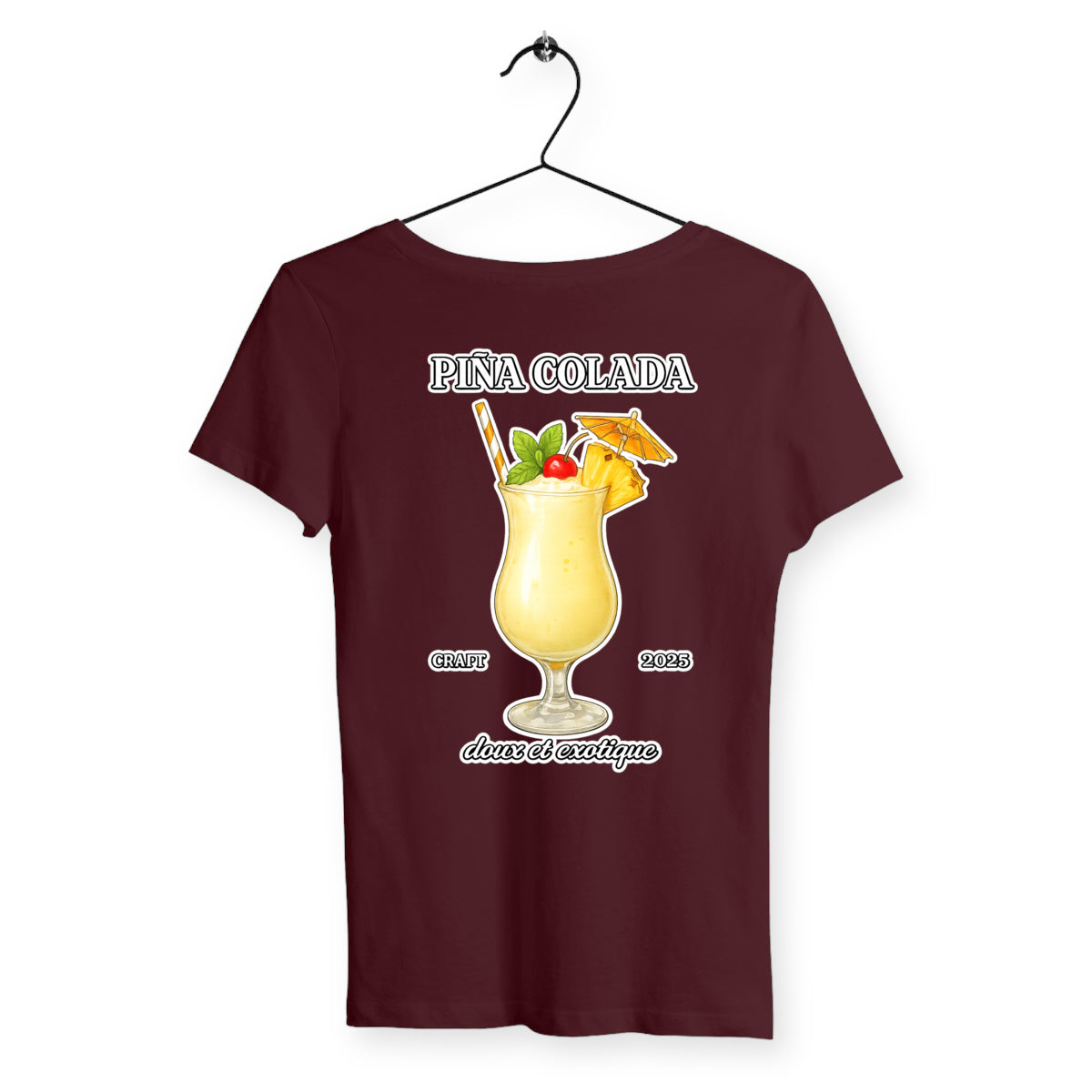 T-shirt Femme Pina Colada - dos_bordeaux
