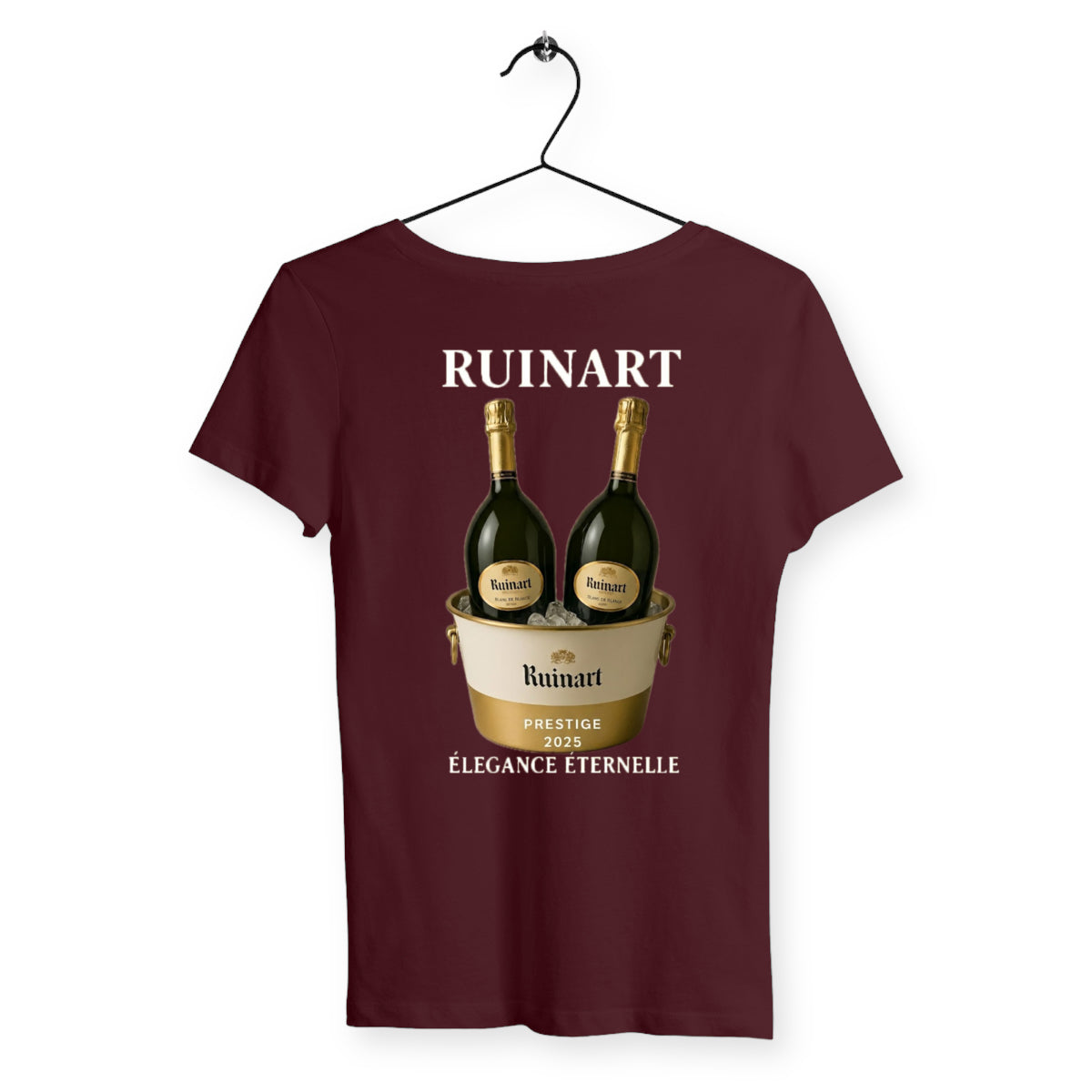 T-shirt Femme Ruinart - dos_bordeaux