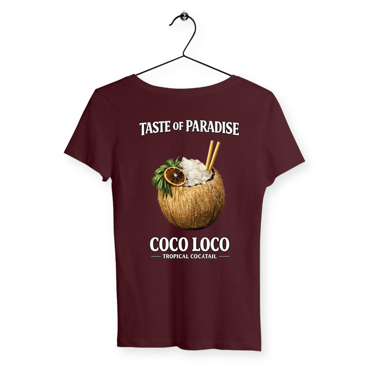T-shirt Femme Coco Loco - dos_bordeaux