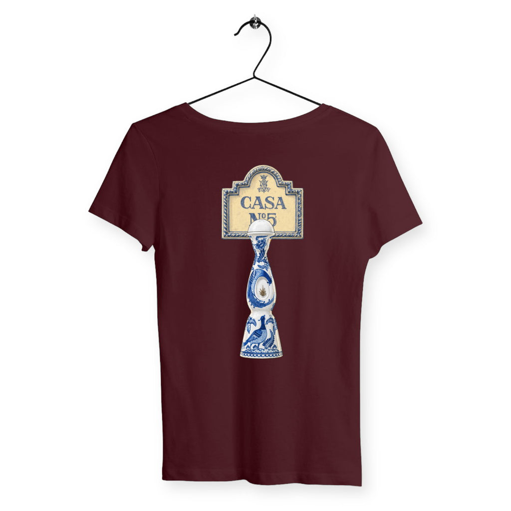 T-shirt Femme Casa 5 - dos_bordeaux