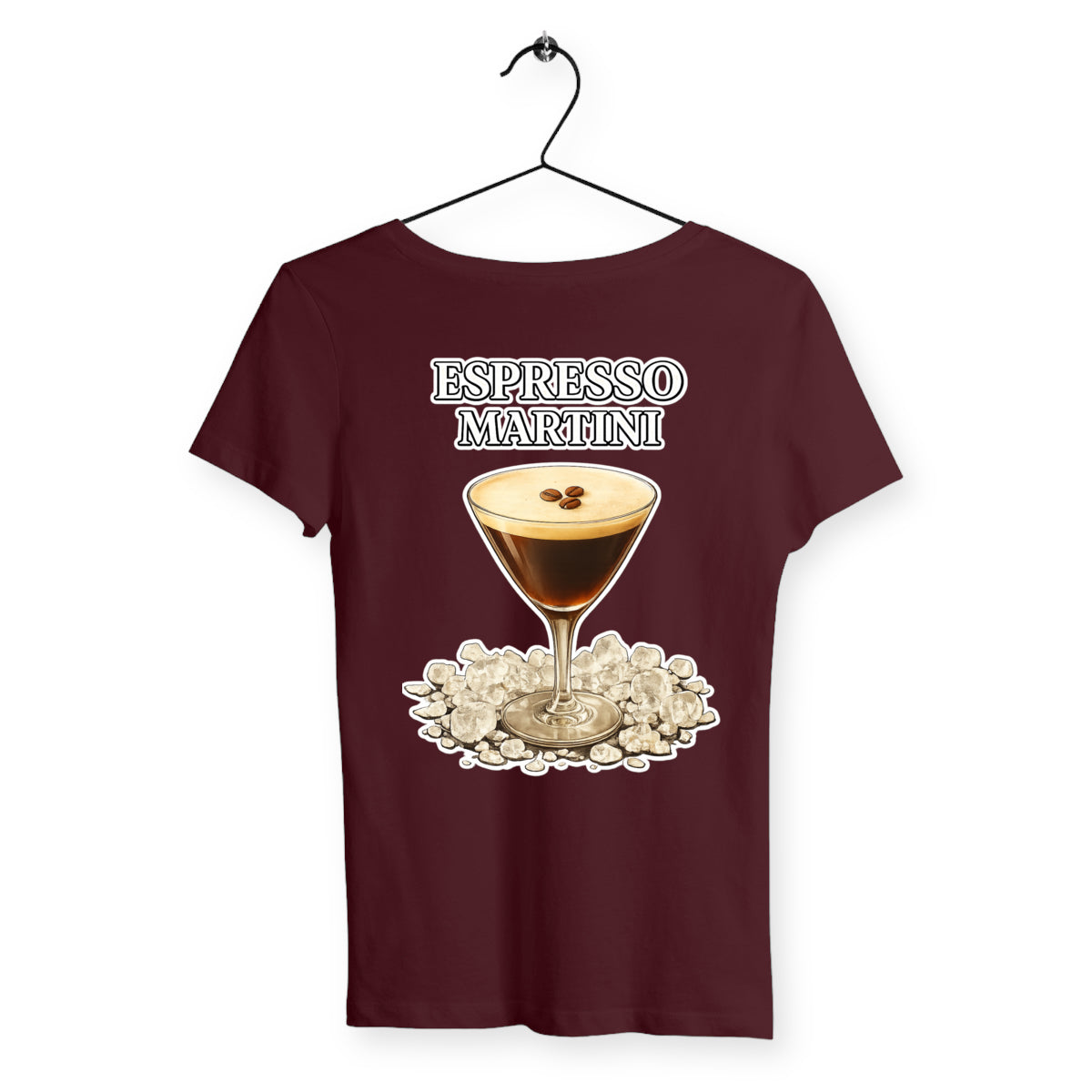 T-shirt Femme Espresso Martini - dos_bordeaux