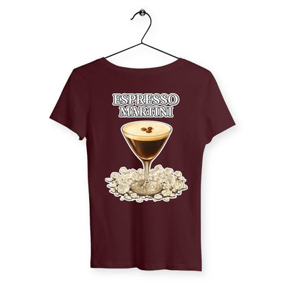 T-shirt Femme Espresso Martini - dos_bordeaux