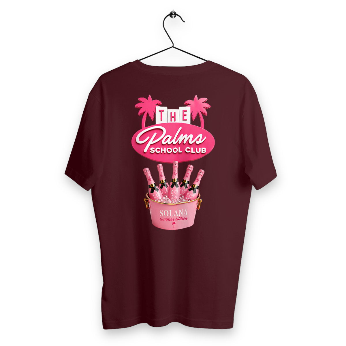 T-shirt Homme School Club - dos_bordeaux