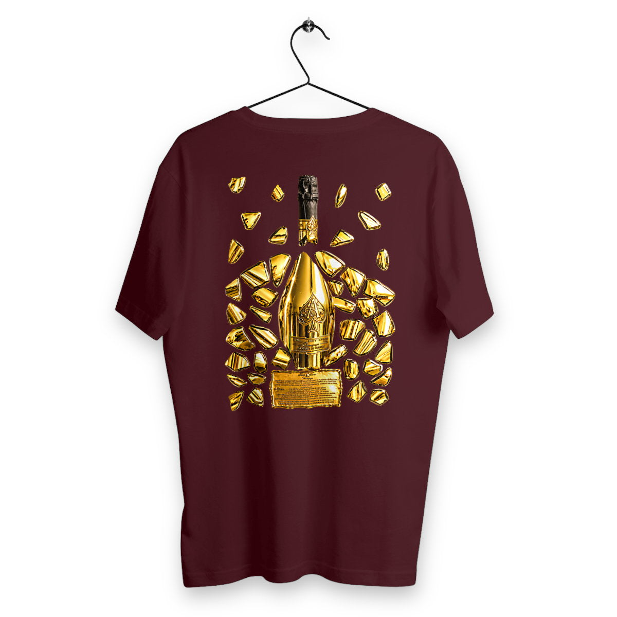 T-shirt Homme Brignac - dos_bordeaux