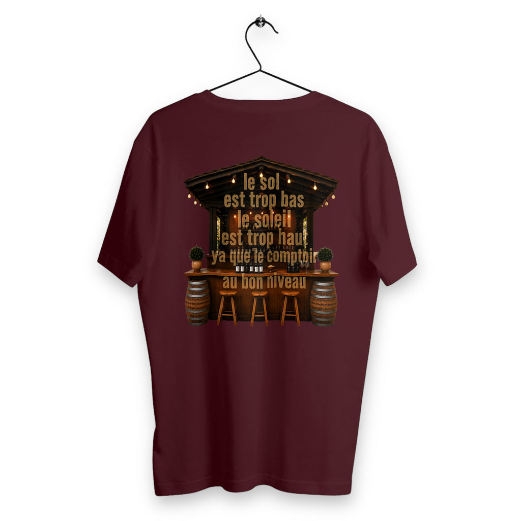 T-shirt Homme Bodega - dos_bordeaux