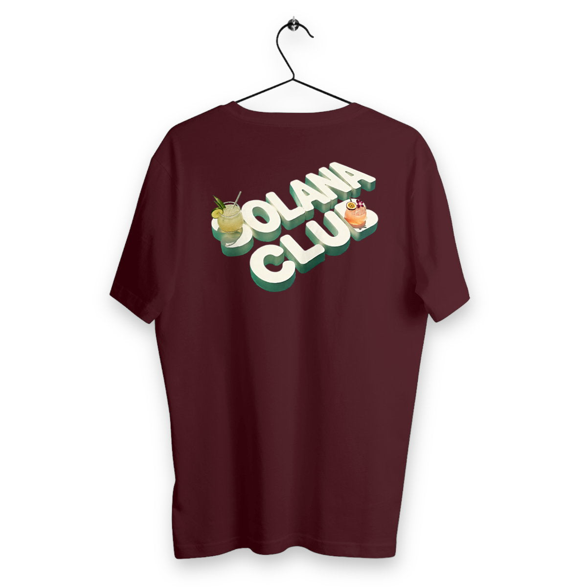T-shirt Homme Beach - dos_bordeaux