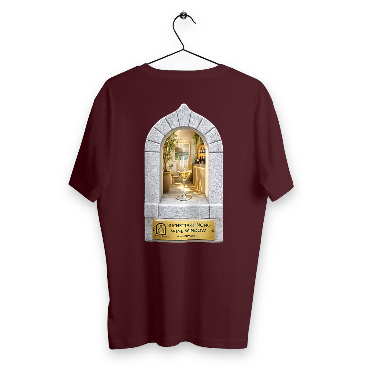 T-shirt Homme Buchetta - dos_bordeaux