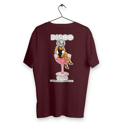 T-shirt Homme Disco - dos_bordeaux