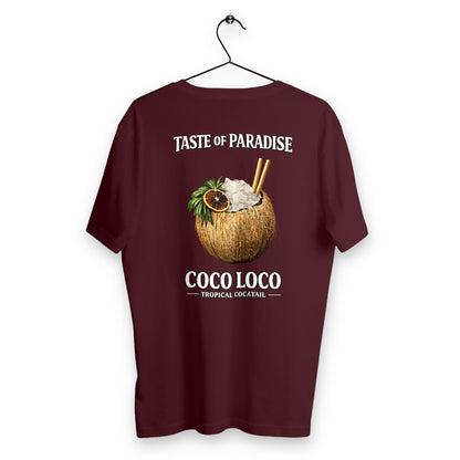 T-shirt Homme Coco Loco - dos_bordeaux