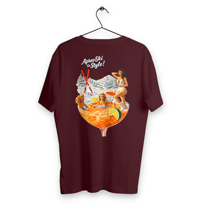 t-shirt Homme Après ski - dos_bordeaux