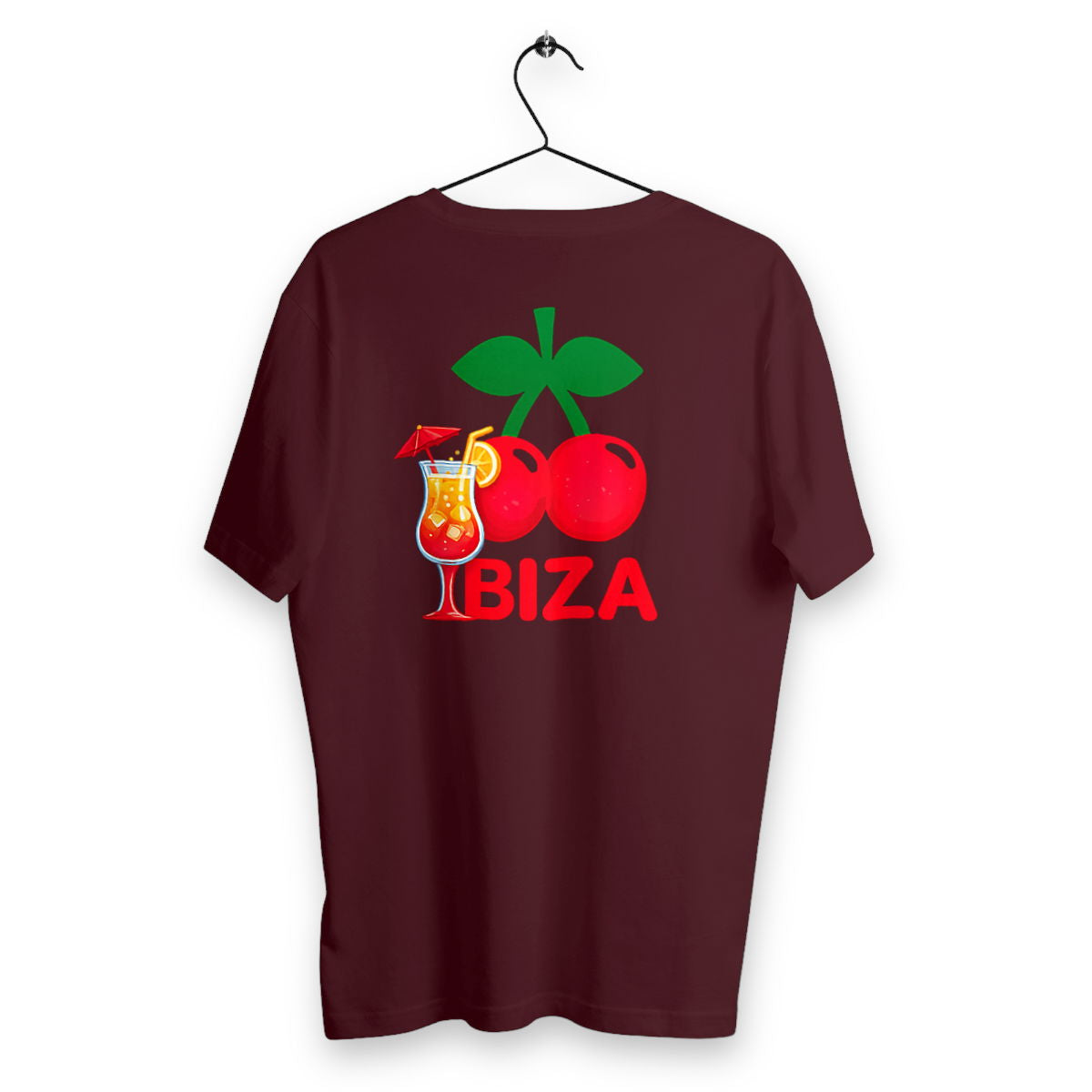 T-shirt Homme Ibiza - dos_bordeaux