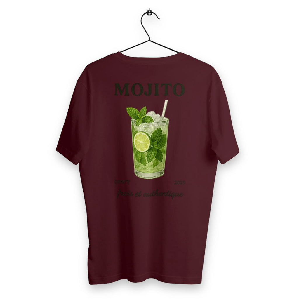 T-shirt Homme Mojito - dos_bordeaux
