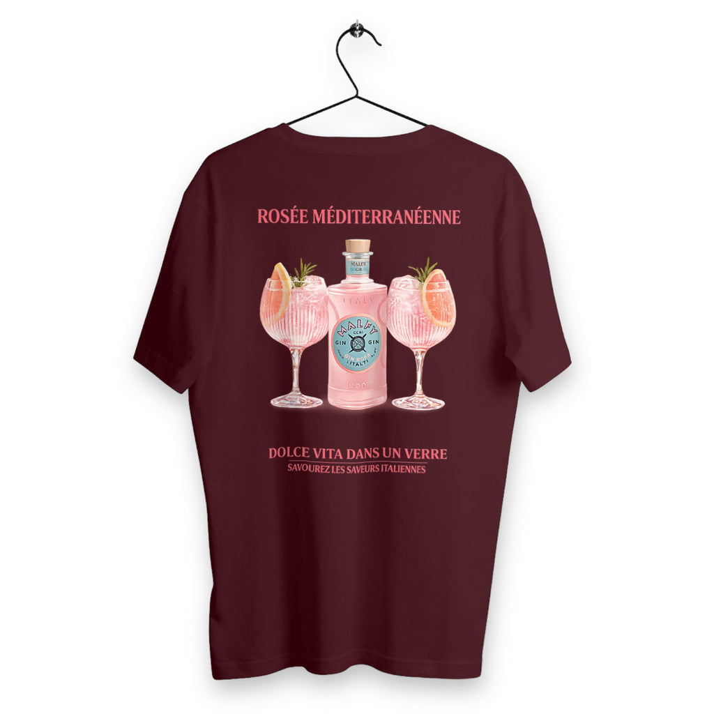 T-shirt Homme Rosée Méditerranéenne - dos_bordeaux