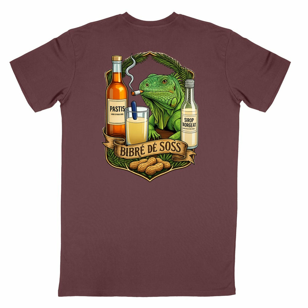 T-shirt Homme Bibré de soss - dos_bordeaux