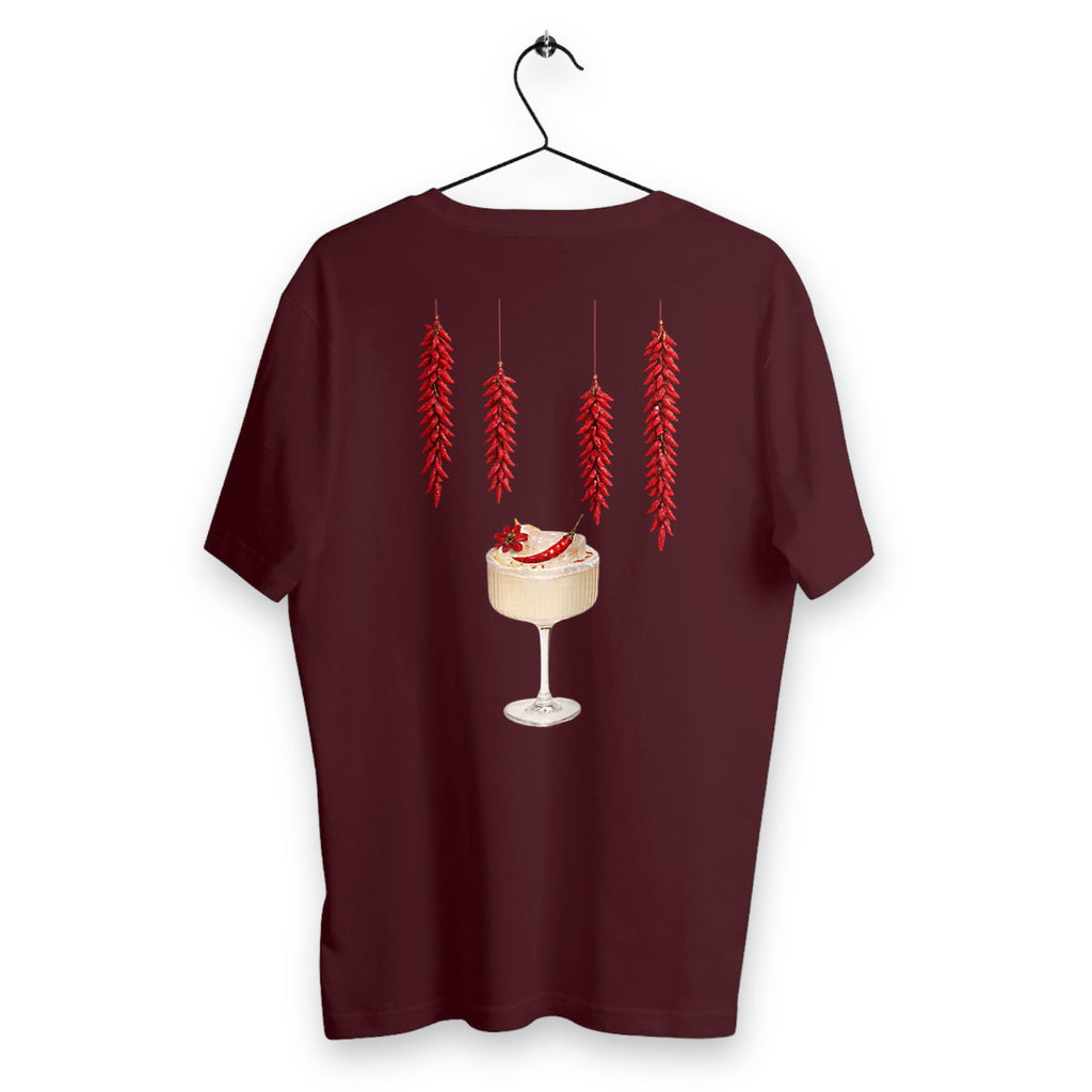 T-shirt Homme Pimenté - dos_bordeaux