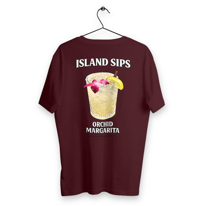 T-shirt Homme Island Sips - dos_bordeaux