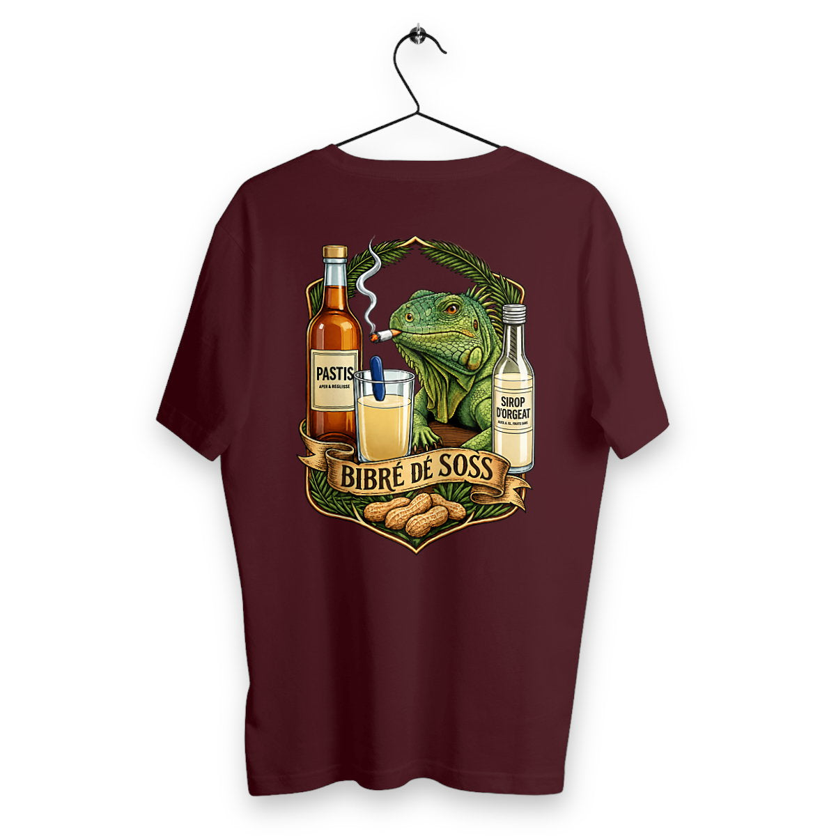 T-shirt Homme Bibré de soss - dos_bordeaux