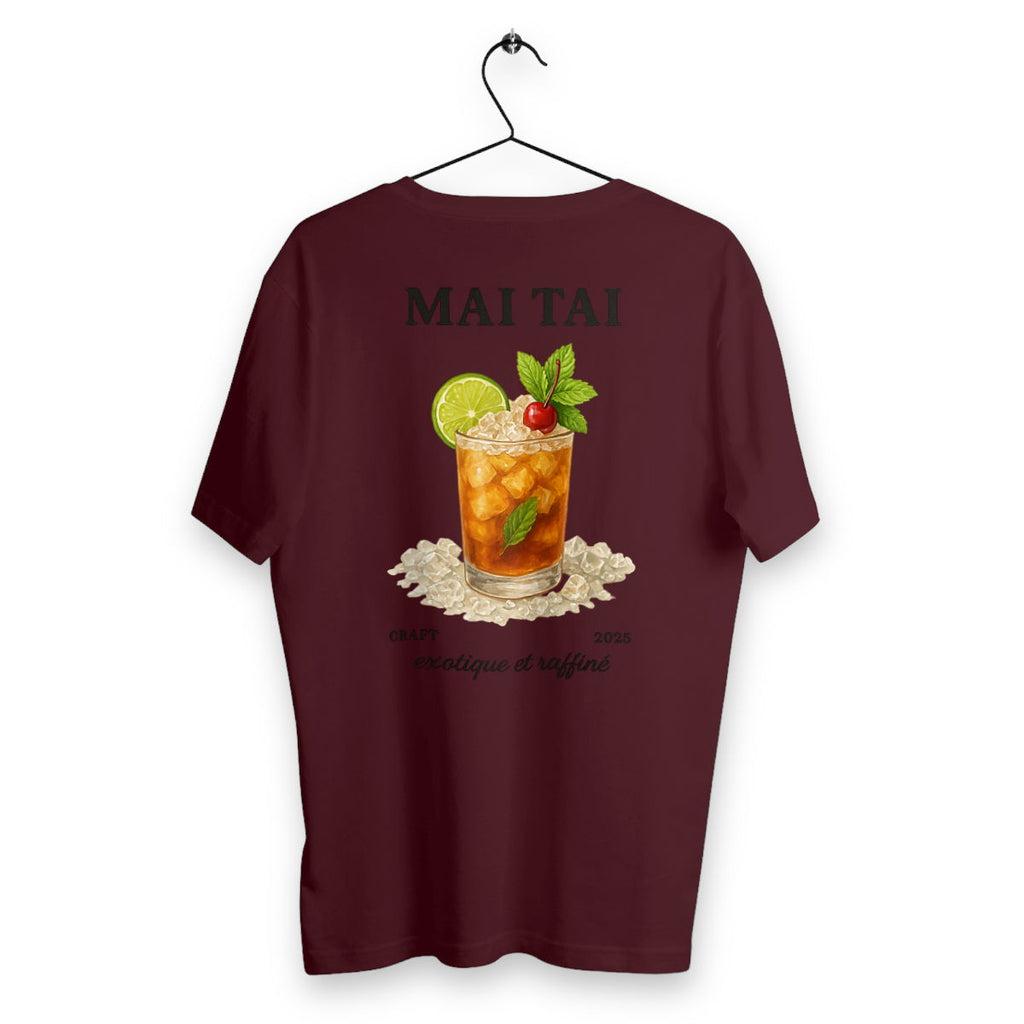 T-shirt Homme Mai Tai - dos_bordeaux