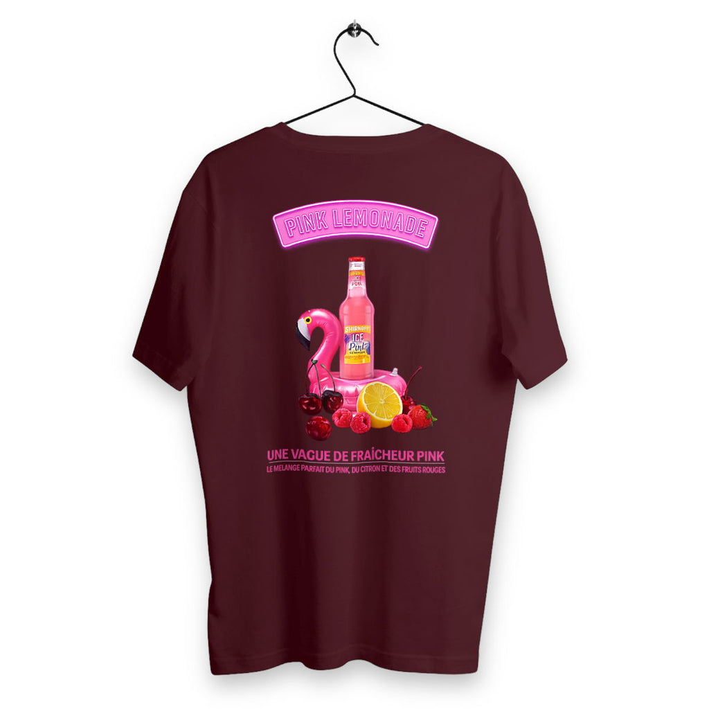 T-shirt Homme Pink Lemonade - dos_bordeaux