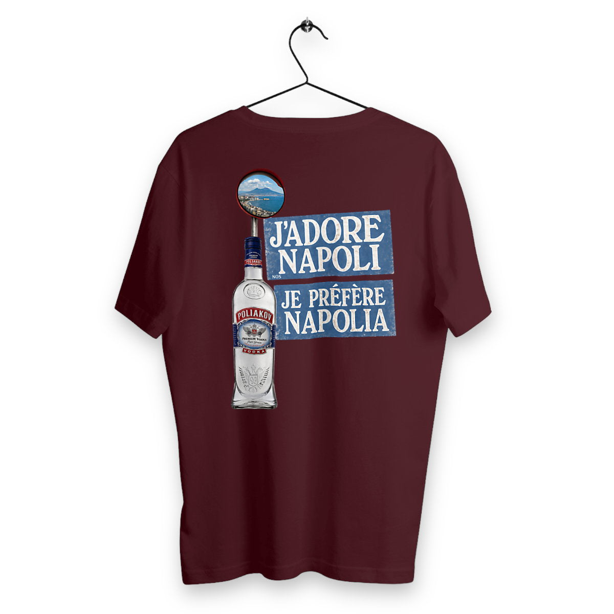 T-shirt Homme Napolia - dos_bordeaux