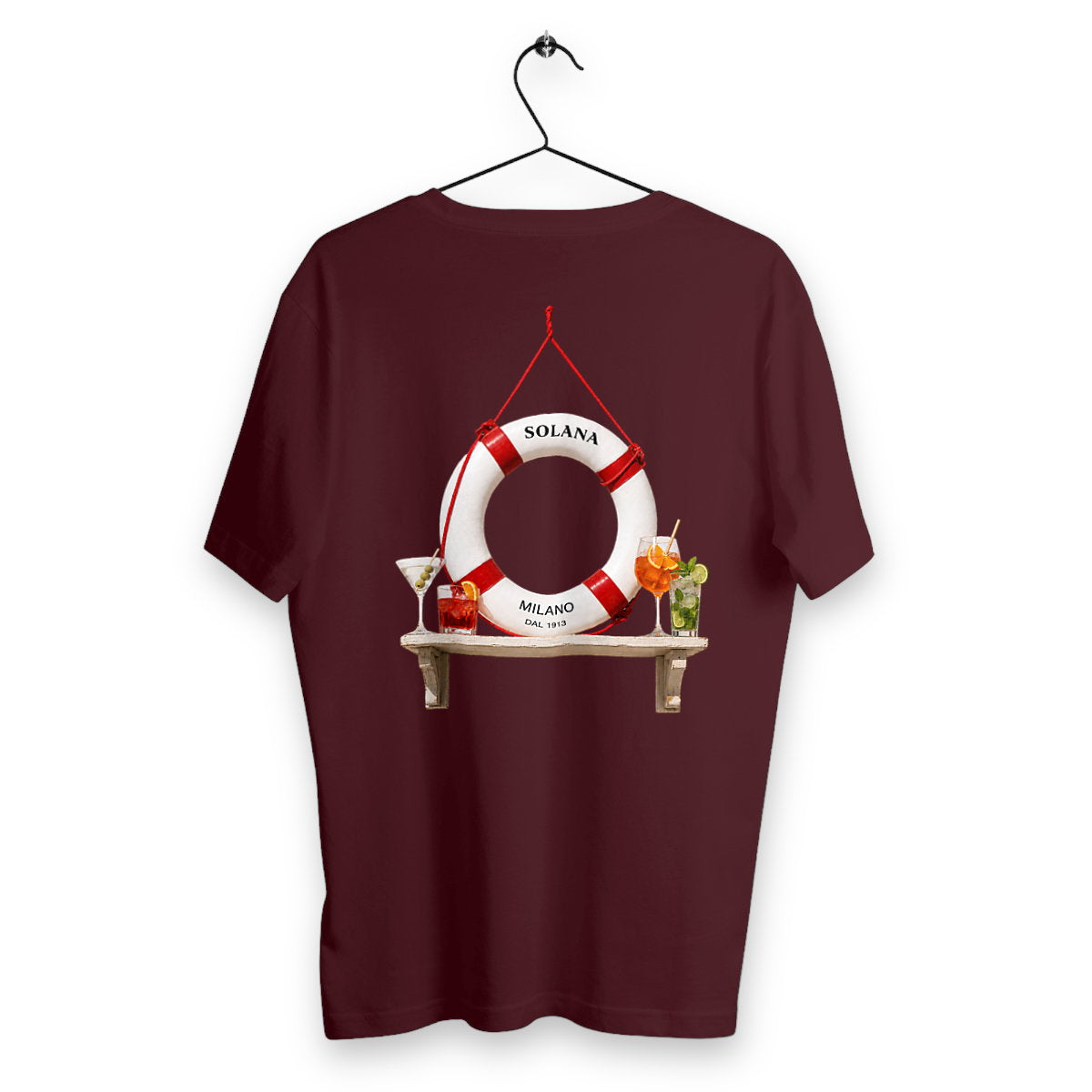 T-shirt Homme Boué - dos_bordeaux