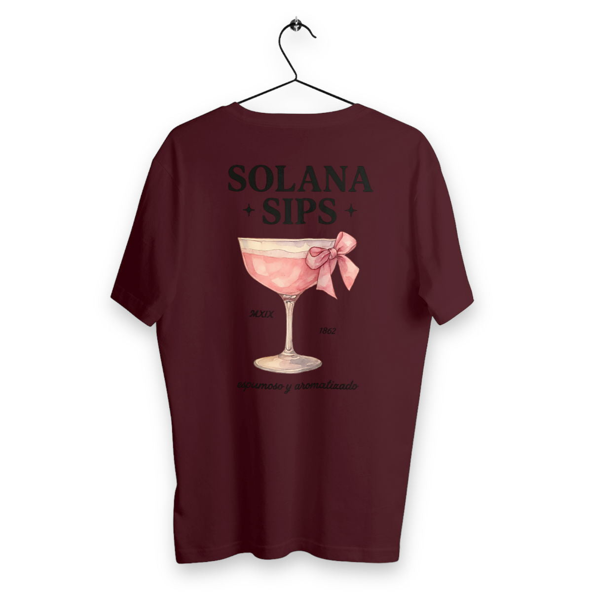 T-shirt Homme Sips - dos_bordeaux