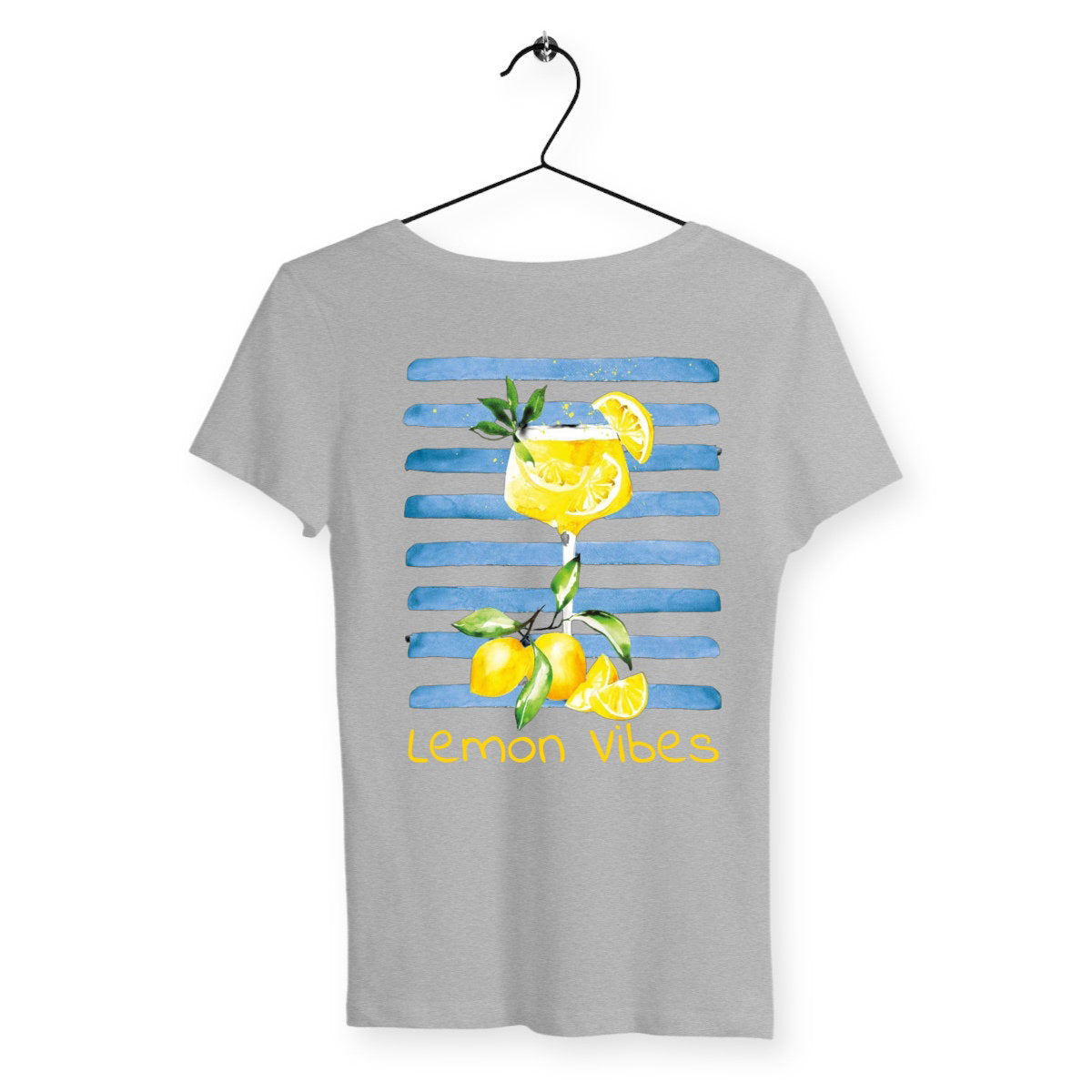 T-shirt Femme Lemon Vibes - dos_gris