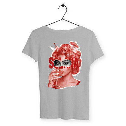 T-shirt Femme sol'10 - dos_gris