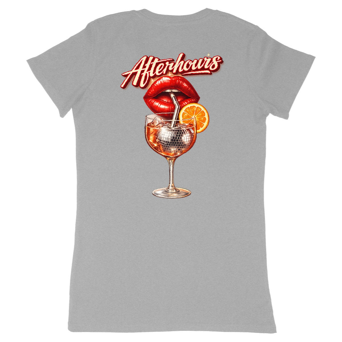 T-shirt Femme année 90' - dos_gris