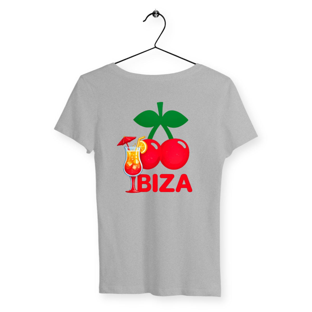 T-shirt Femme Ibiza - dos_gris