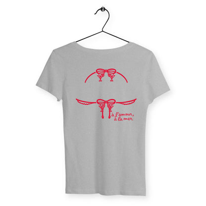 T-shirt Femme Bikini - dos_gris