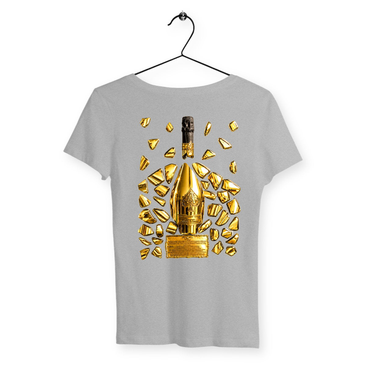 T-shirt Femme Brignac - dos_gris