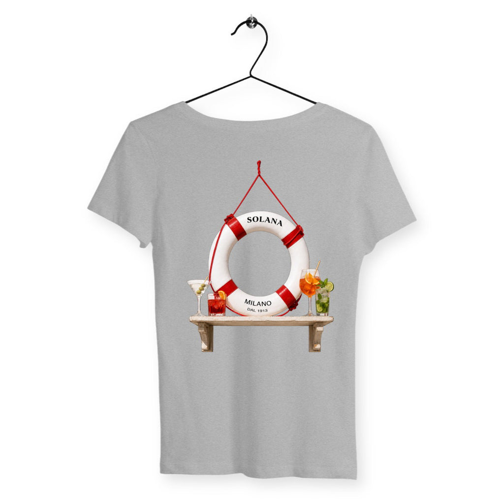 T-shirt Femme Boué - dos_gris