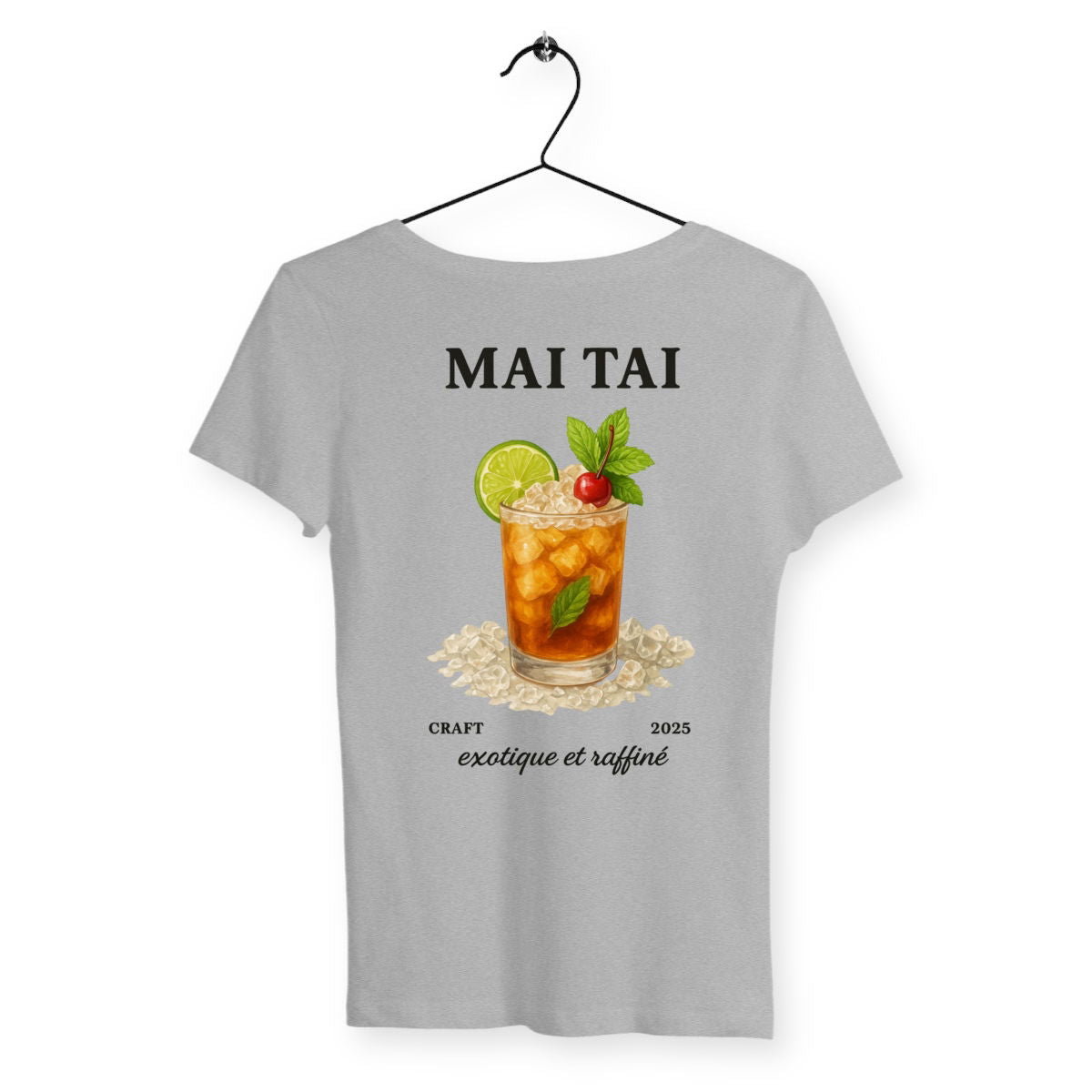 T-shirt Femme Mai Tai - dos_gris