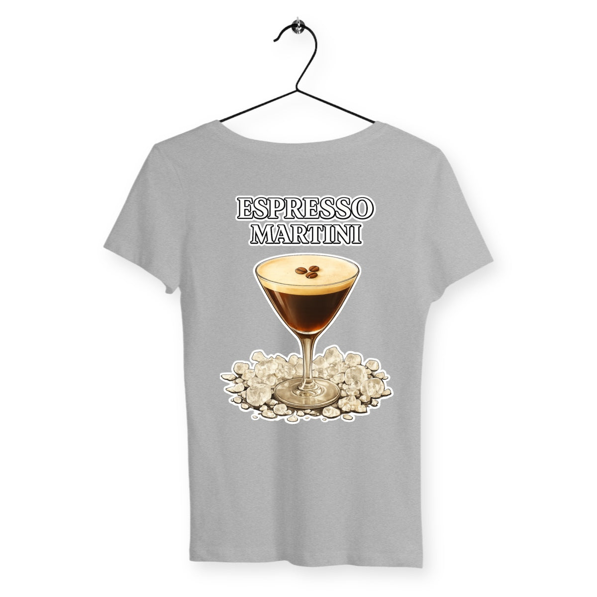 T-shirt Femme Espresso Martini - dos_gris